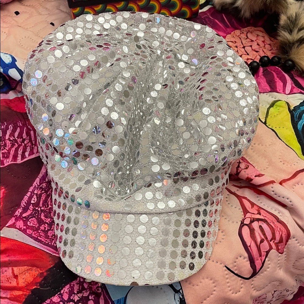 Sequin Silver Women's Hat